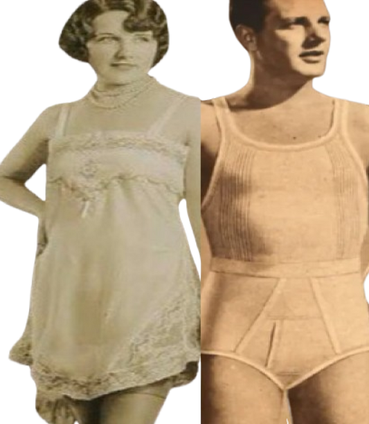 Roupas para noite de núpcias do casal